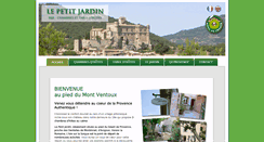 Desktop Screenshot of lepetitjardin.fr